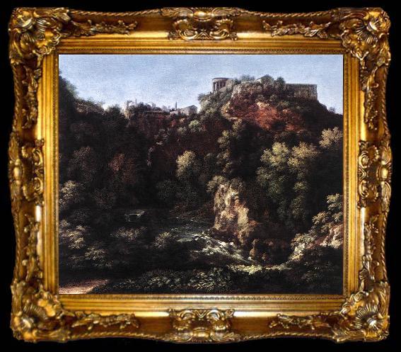 framed  DUGHET, Gaspard View of Tivoli df11g, ta009-2